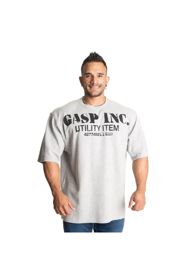 GASP Iron thermal tee, Grey Melange — orijinal, Türkiye stokta