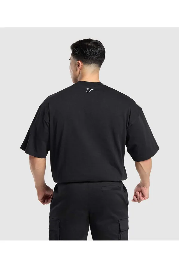 Gymshark American Muscle Extreme Oversized T-Shirt — ikinci görsel