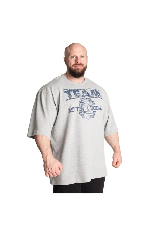 Better Bodies Team Iron Thermal Tee, Grey Melange — ikinci görsel