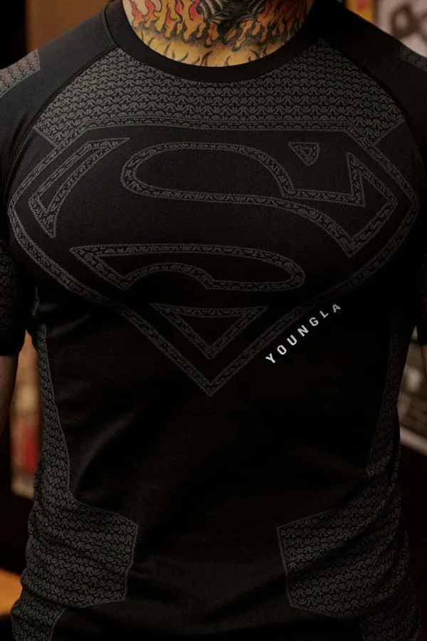 YoungLA Superman Compression Tees — ikinci görsel