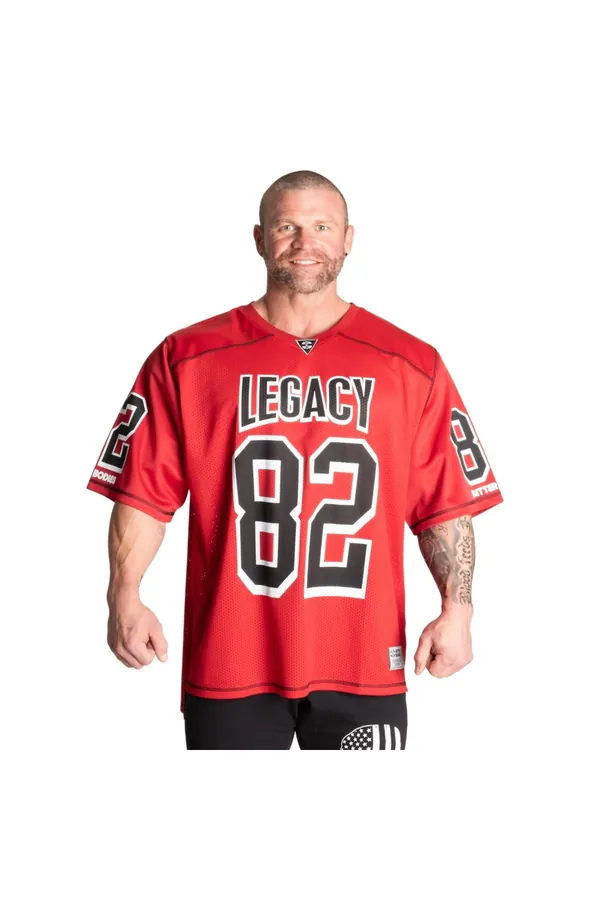 Better Bodies Legacy Football Tee Red