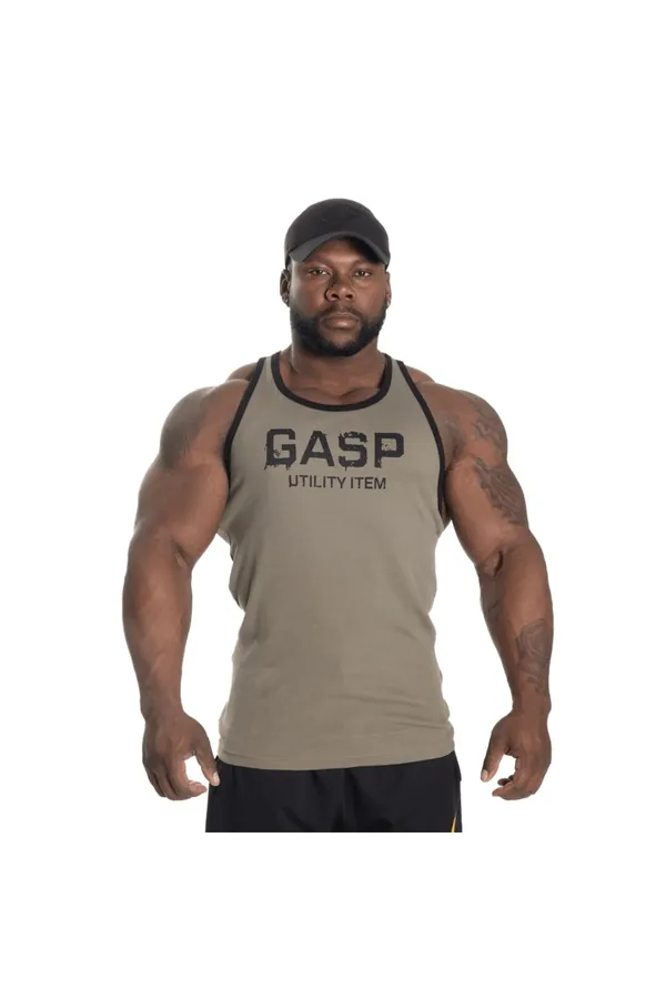 GASP Ribbed T-back Tank Top — orijinal, Türkiye stokta