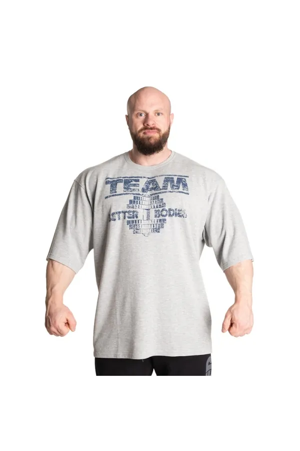 Better Bodies Team Iron Thermal Tee, Grey Melange — orijinal, Türkiye stokta