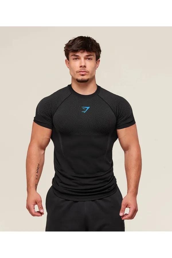 Gymshark Onyx 5.0 Seamless T-Shirt — orijinal, Türkiye stokta