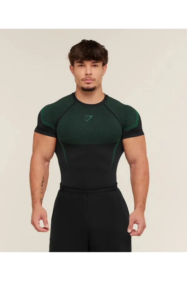 Gymshark Onyx 5.0 Seamless T-Shirt — orijinal, Türkiye stokta