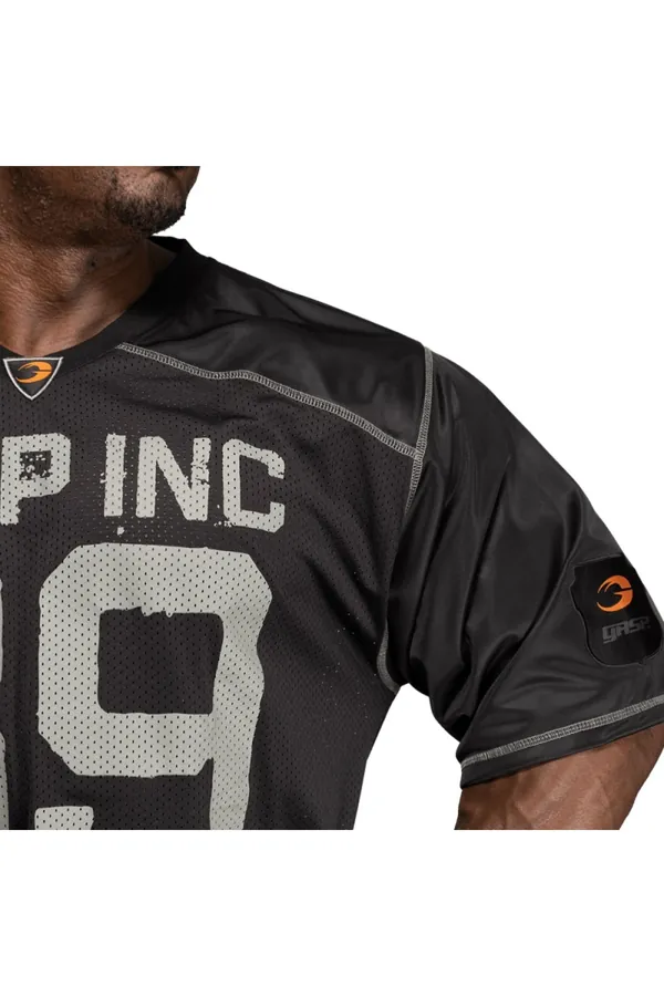 GASP No1 Football Tee CUSTOMIZABLE, Black — ikinci görsel