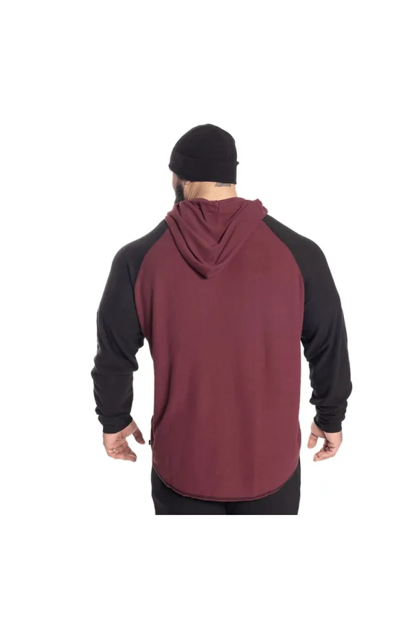 GASP L/S Thermal Hoodie, Maroon — ikinci görsel