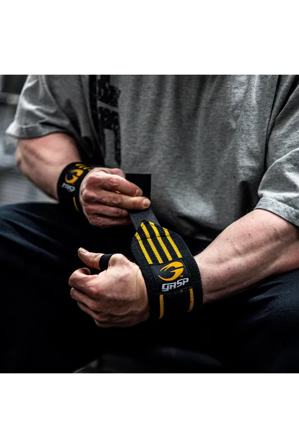 GASP Hardcore Wrist Wraps — Siyah