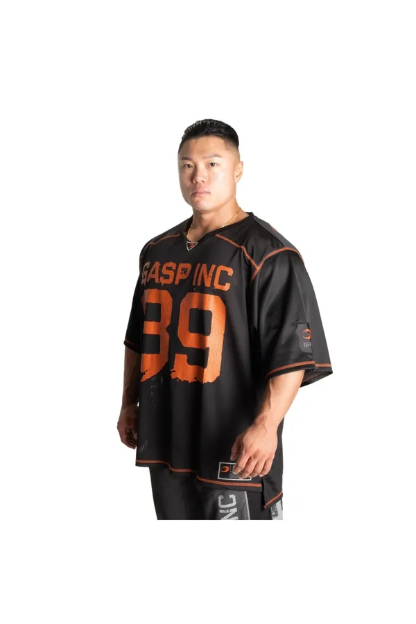 GASP No1 Football Tee Customizable, Black/Flame — orijinal, Türkiye stokta
