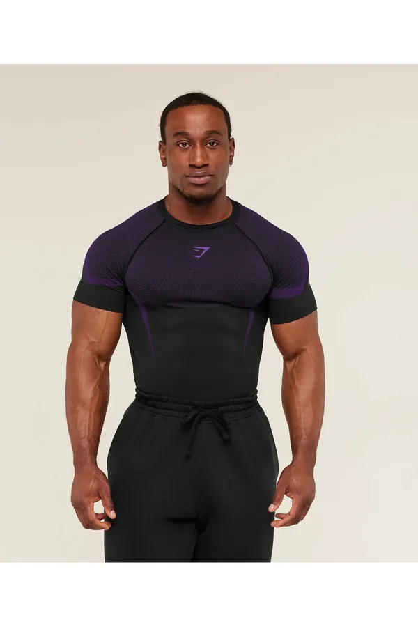 Gymshark Onyx 5.0 Seamless T-Shirt — orijinal, Türkiye stokta