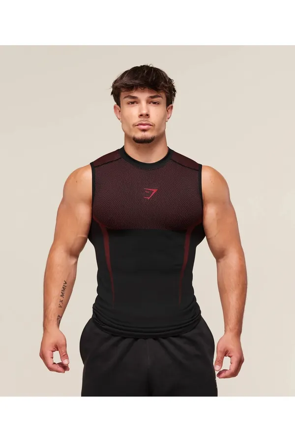 Gymshark Onyx 5.0 Seamless Tank Top — orijinal, Türkiye stokta