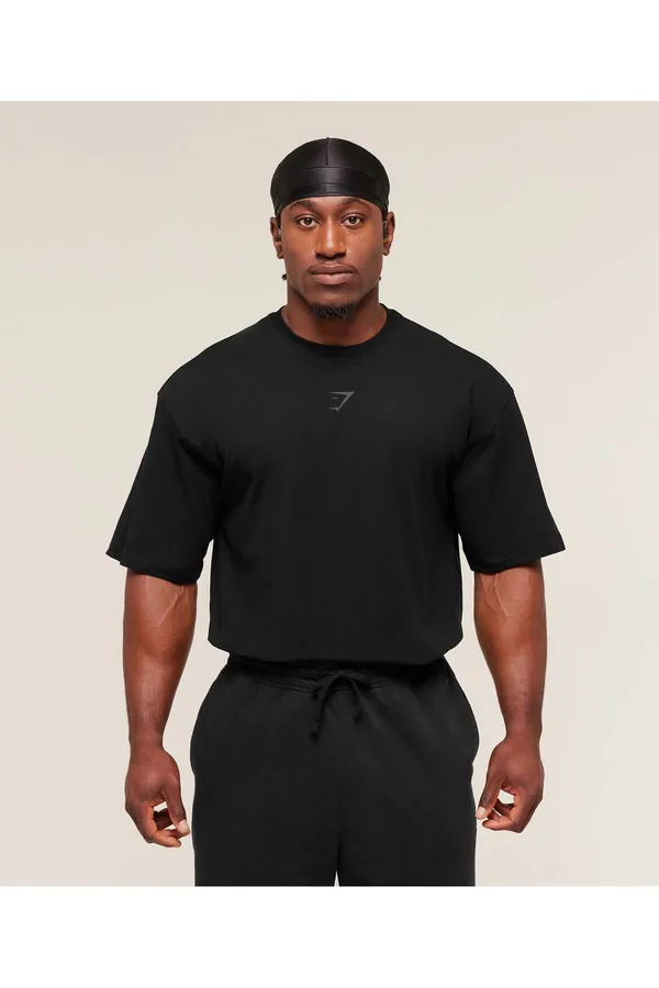 Gymshark Power T-Shirt — Siyah — ikinci görsel