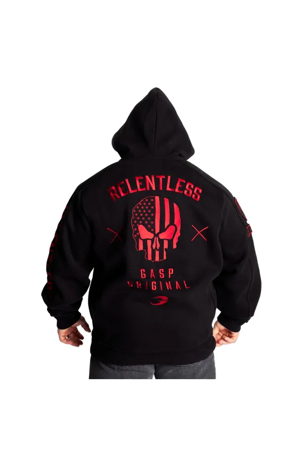 GASP Relentless Hoodie — Siyah — orijinal, Türkiye stokta