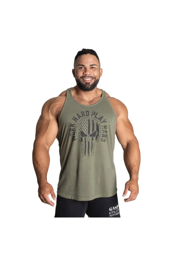 GASP Skull T-Back — orijinal, Türkiye stokta