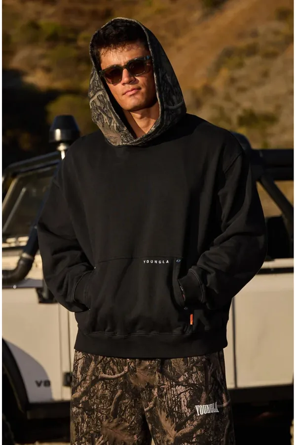 YoungLA Tree Camo Hoodies — orijinal, ön siparişle